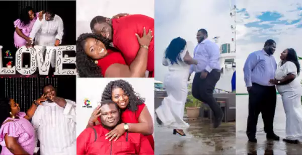 Plus Size Nigerian Couple Releases Lovely Pre-Wedding Photos